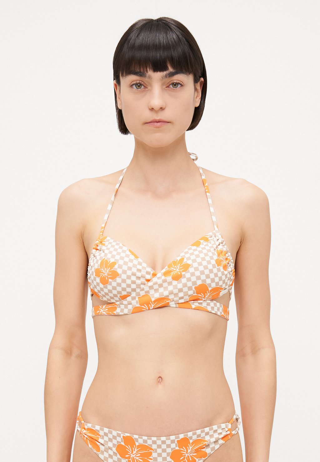 

Верх бикини MINI HULA STRAPPY WRAP Roxy, бежевый