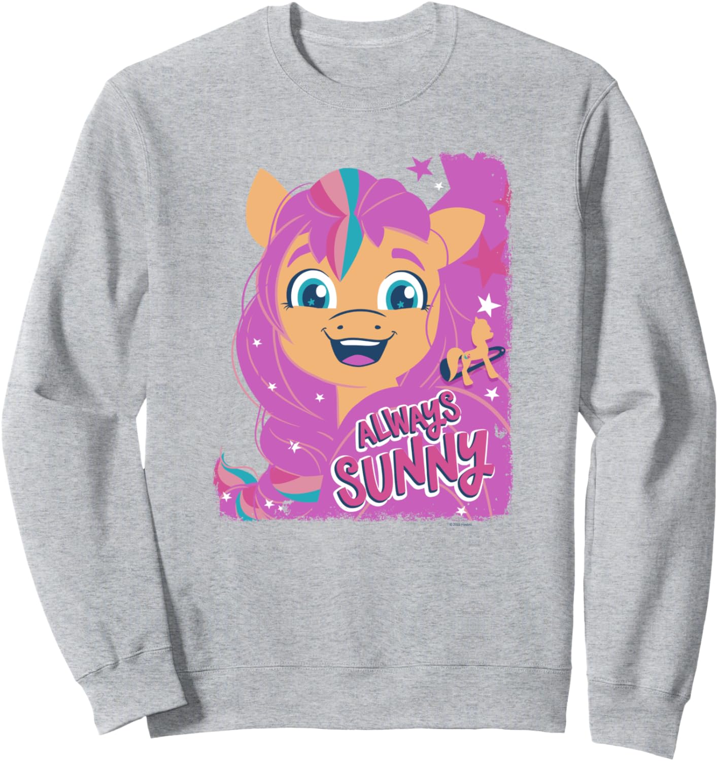 

Толстовка My Little Pony: A New Generation Sunny Starscout Always, синяя, Синий, Толстовка My Little Pony: A New Generation Sunny Starscout Always, синяя