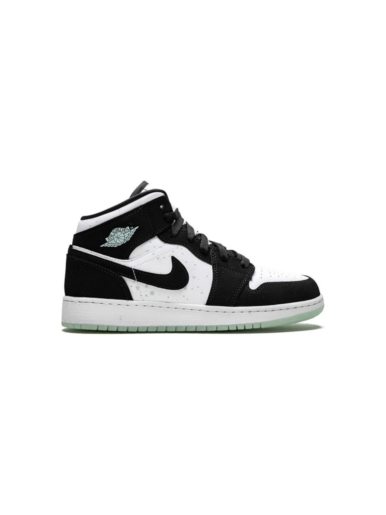 

Кроссовки Air Jordan 1 Mid Jordan Kids, белый