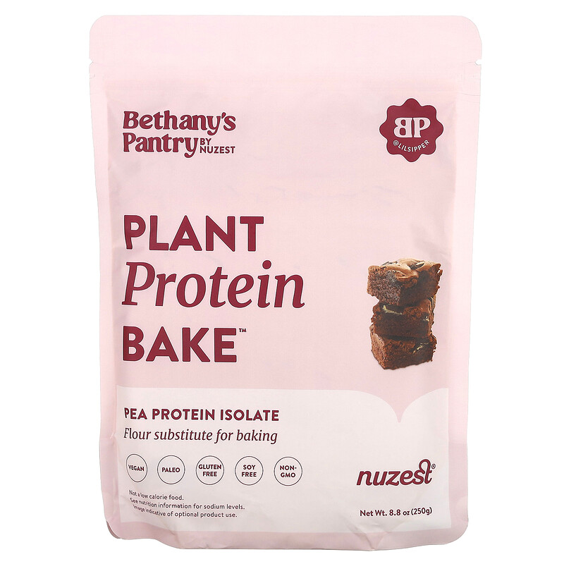 

Nuzest, растительный протеин для выпечки, 250 г (8,8 унции)