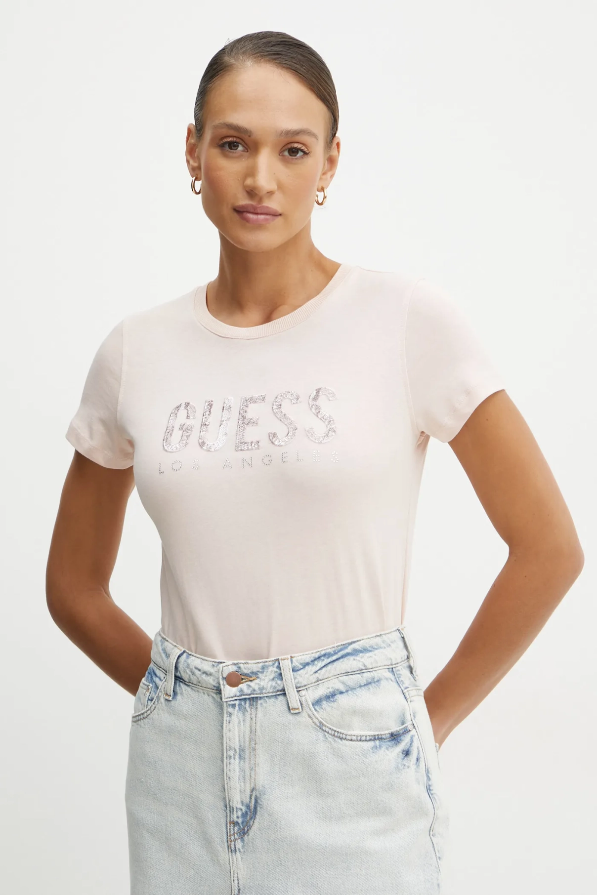 

Футболка Guess, розовый