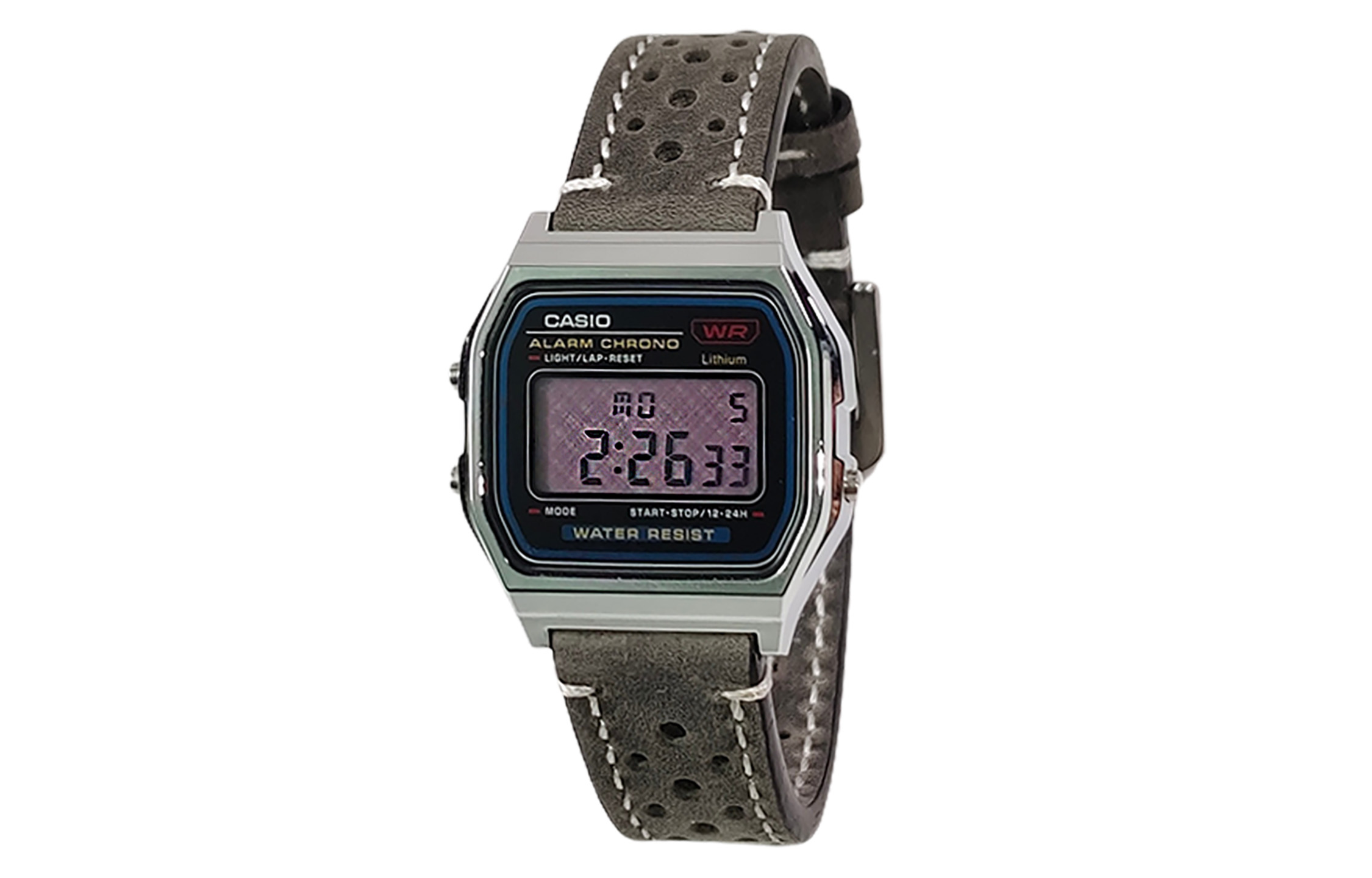 

CASIO Часы Retrofit Series Quartz Movement Leather Strap Watch Unisex Purple Watch Dial