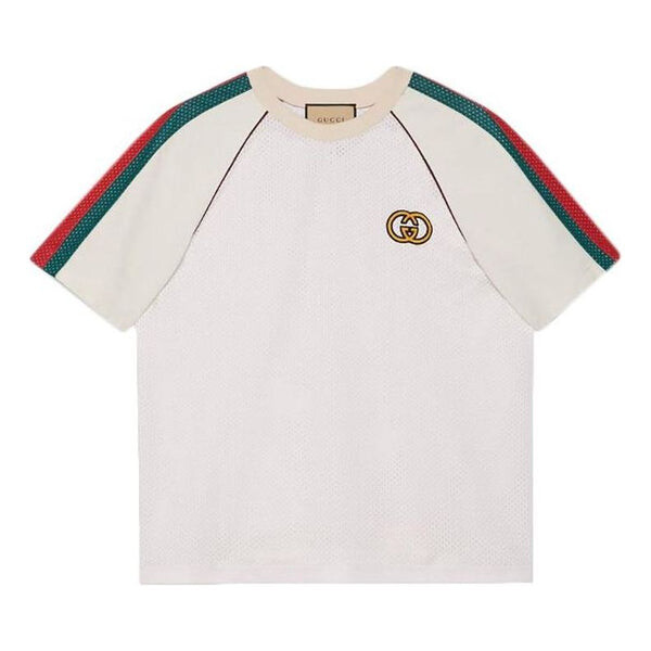 

Футболка mesh fabric t-shirt 'off white' Gucci, белый