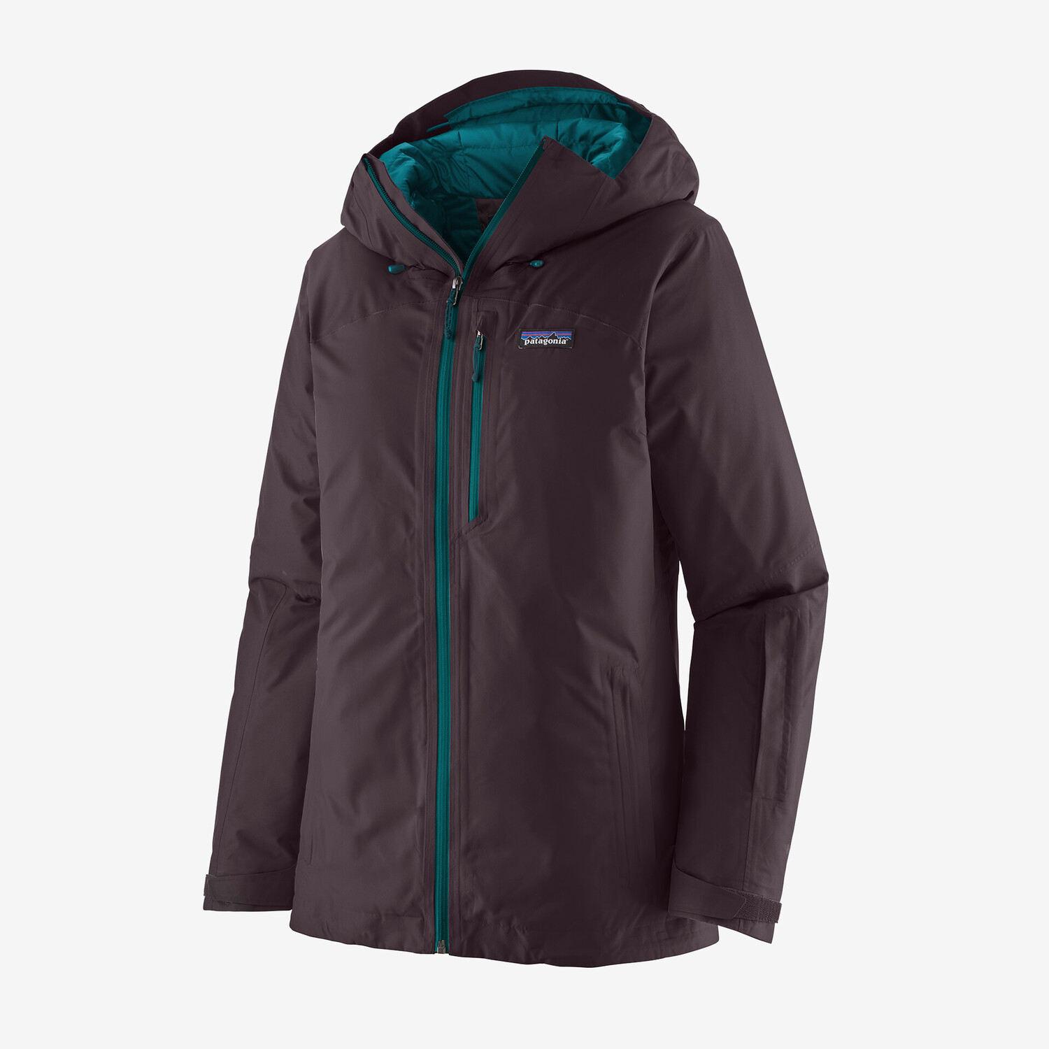 

Женская утепленная куртка Powder Town Patagonia, цвет Obsidian Plum