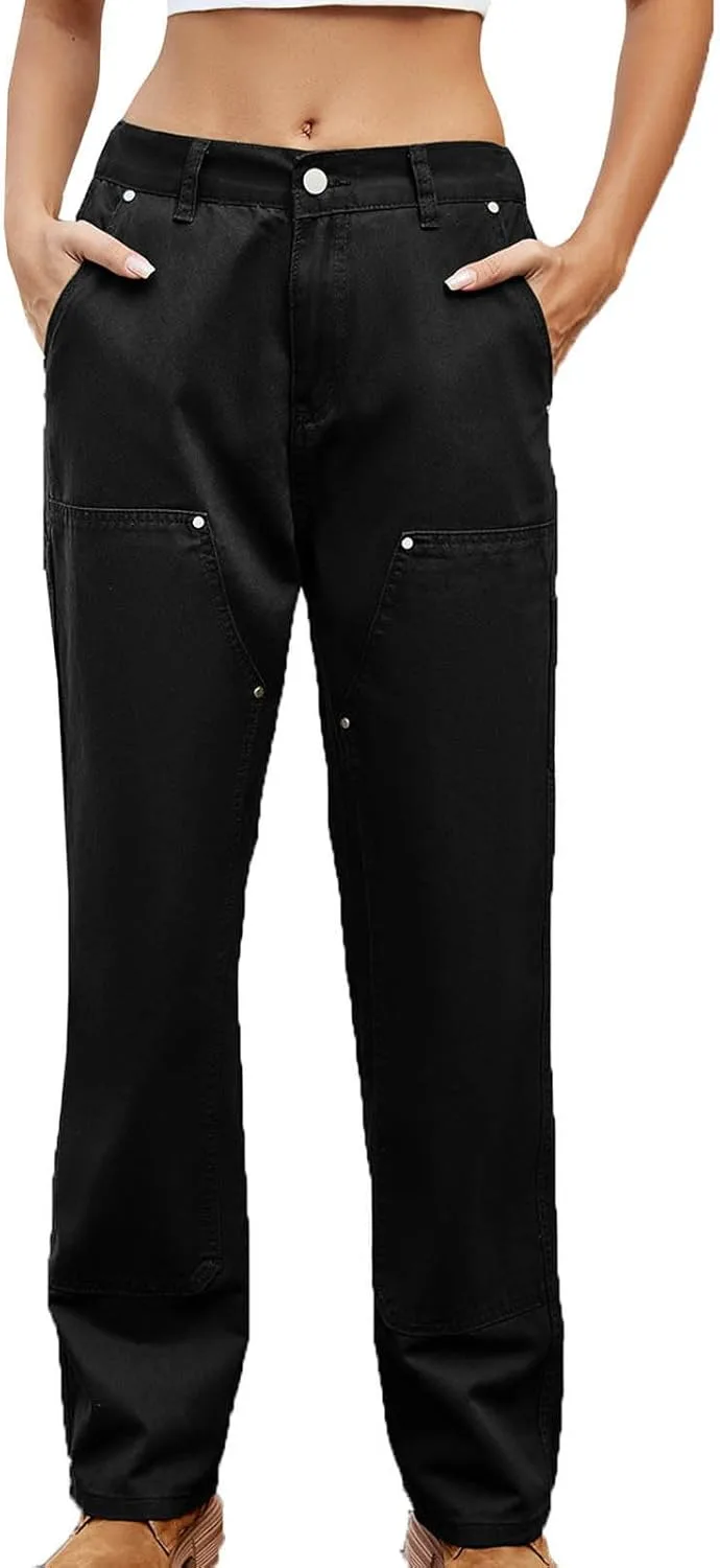 

Женские джинсы Wide Leg High Waisted Lightweight Casual Baggy Stretchy Straight Leg