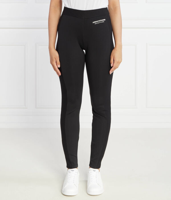 

Леггинсы Armani Exchange Slim Fit, черный