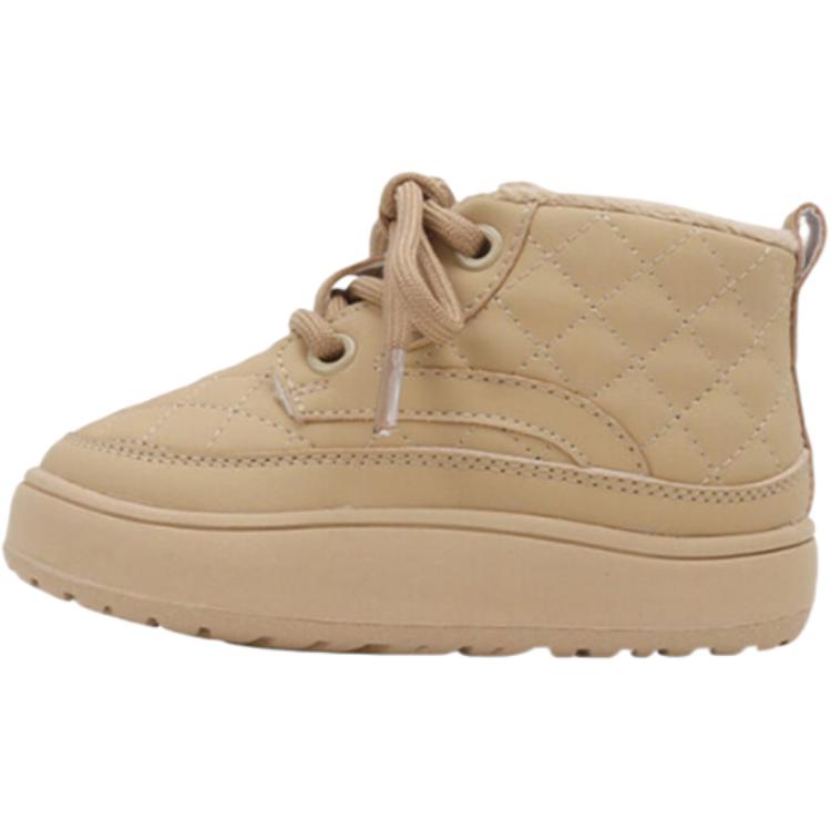 Теплые нескользящие детские туфли Crew Toddler Shoes MAIBUXIONG, хаки — фото 4