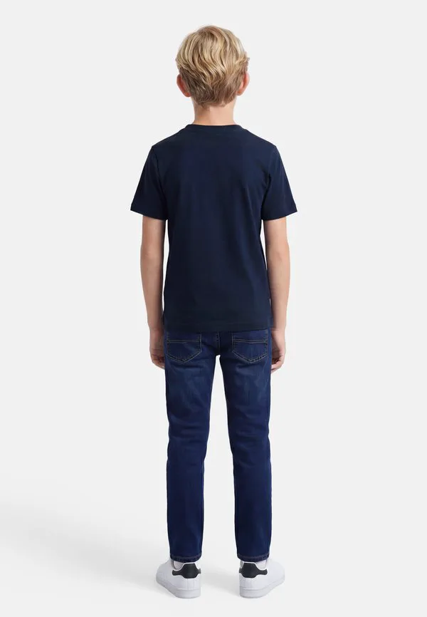 Футболка с принтом jcofusion jj branding Jack & Jones Junior, Outer Space — фото 2