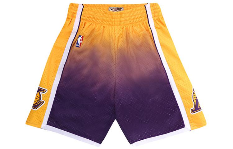 

Шорты баскетбольные Mitchell & Ness мужские фиолетовые золотые Mitchell Ness