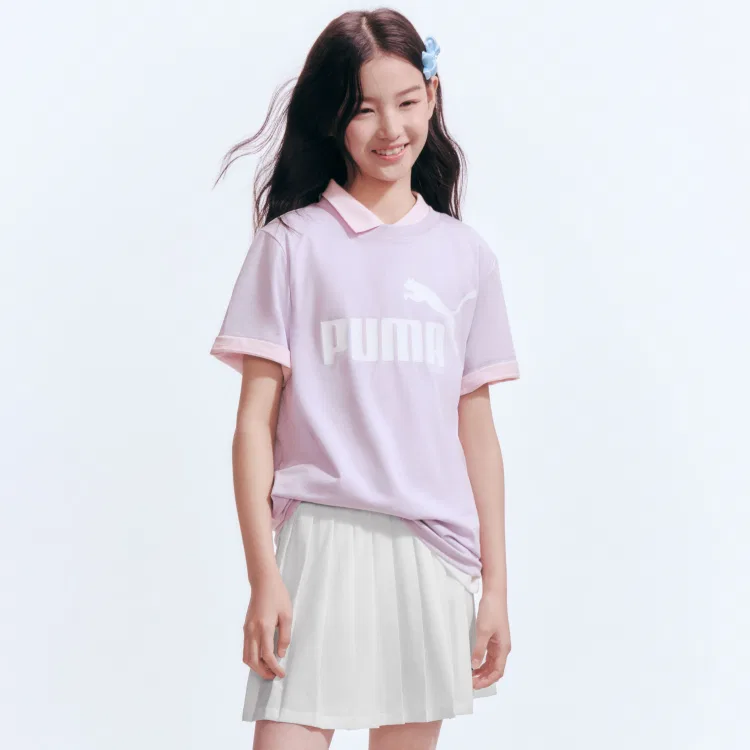 Футболка детская PUMA Pink Purple — фото 4