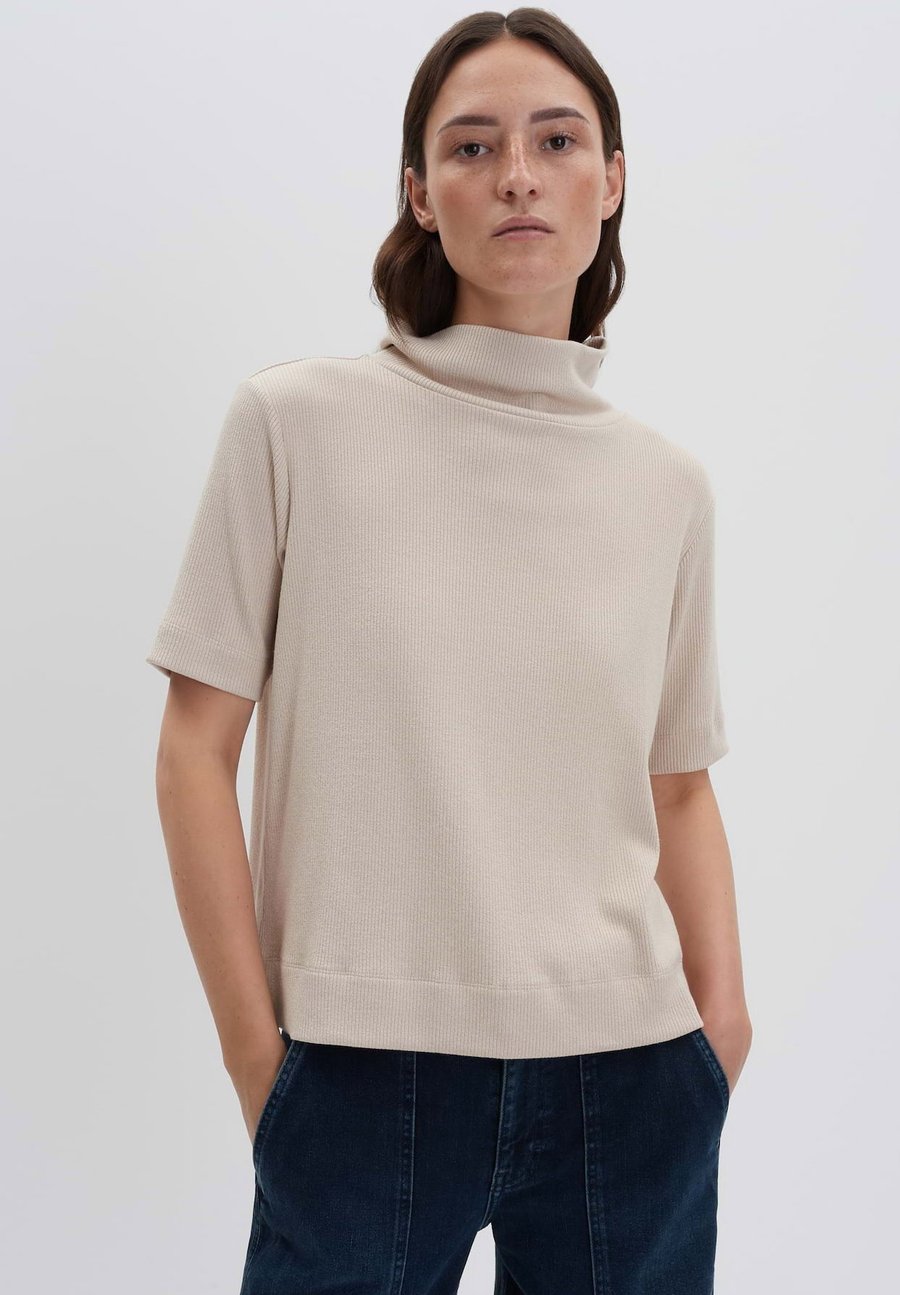 

Футболка someday. LOOSE FIT RIBBED TEXTURE, Mellow Mélange/Beige