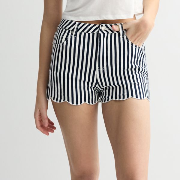 

Джинсовые шорты с фестончатым подолом для юниоров Tinseltown, цвет navy wht