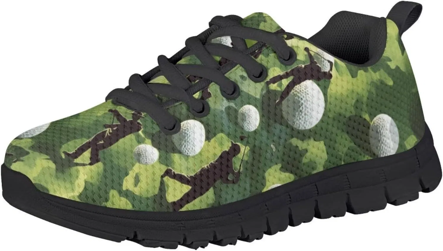 Кроссовки для бега Pointodoor, цвет Golf Ball Green Camo — фото 4