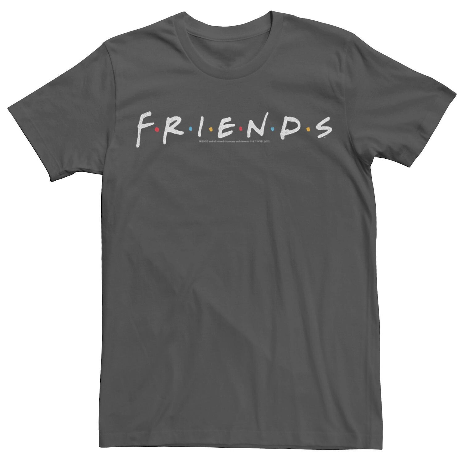 

Мужская классическая футболка с логотипом на груди Friends Licensed Character