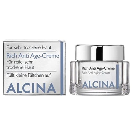 

Насыщенный антивозрастной крем 250 мл для сухой кожи Alcina