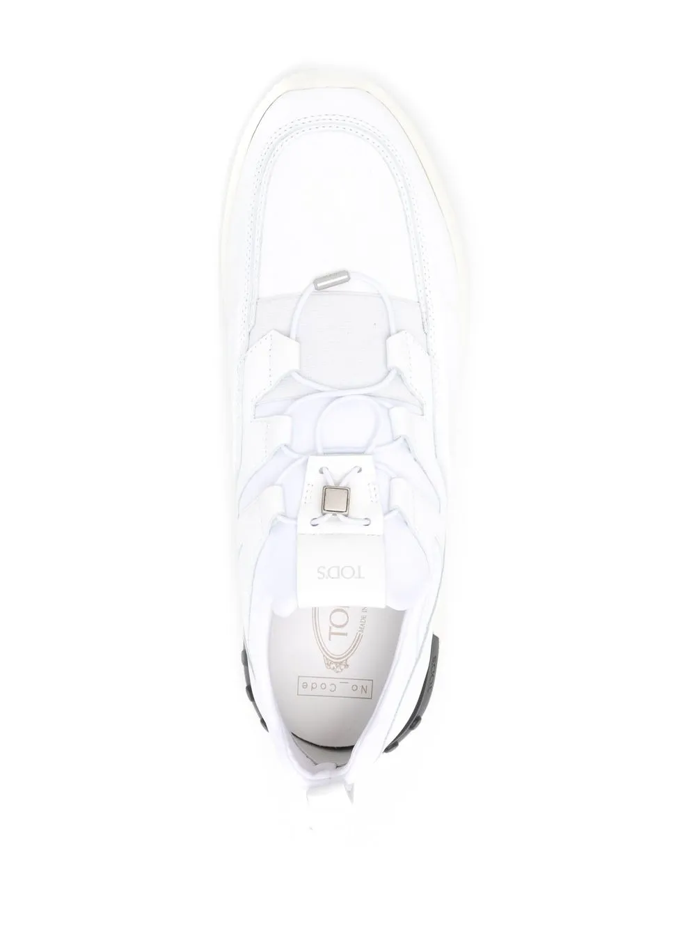 Кроссовки с застежкой тогл TOD'S, белый — фото 4