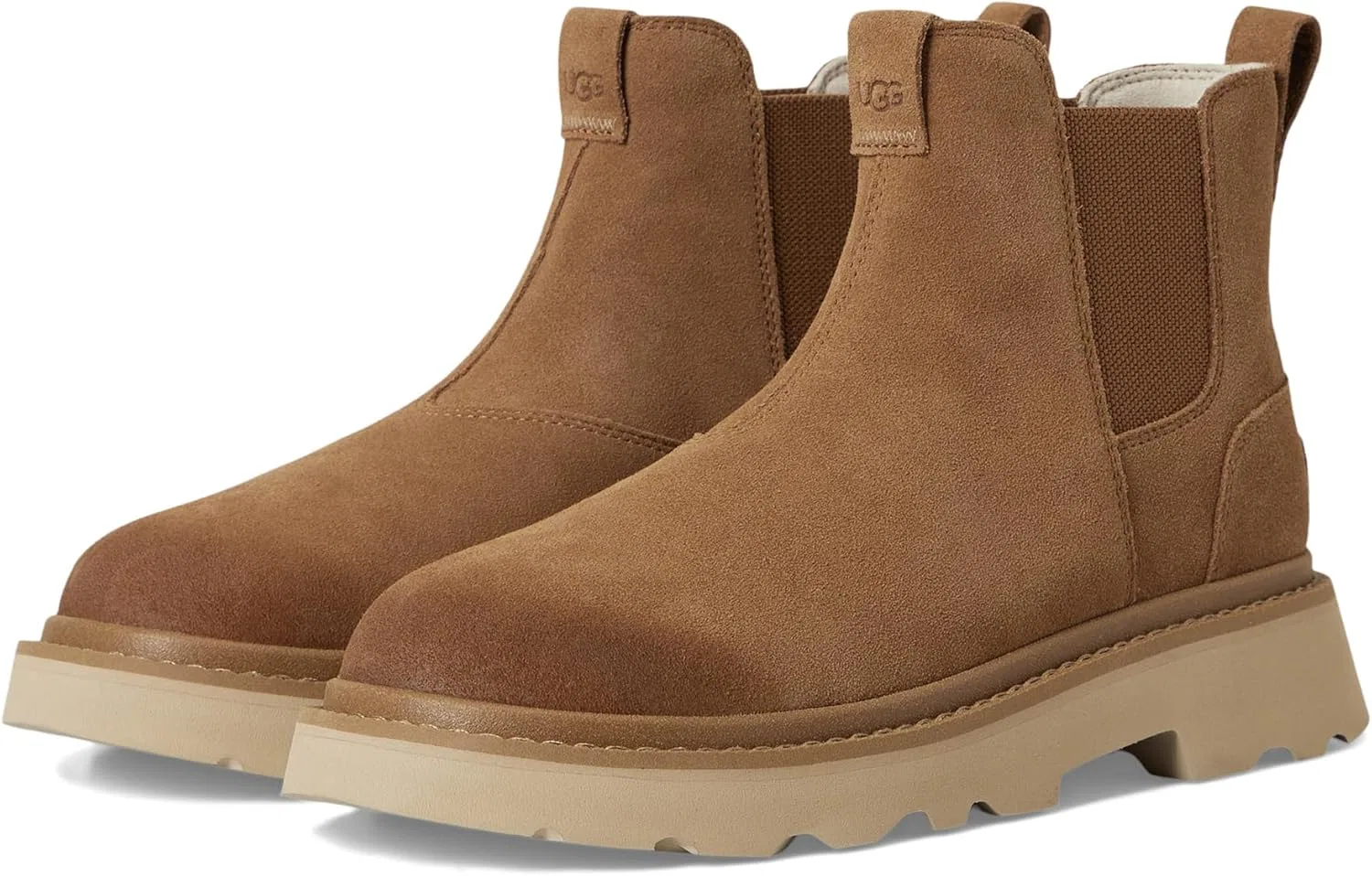 Мужские модные ботинки UGG Chelsea Lug, Chestnut