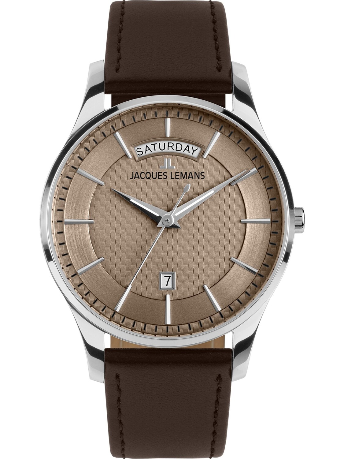 

Jacques Lemans Аналоговые часы в коричневом цвете