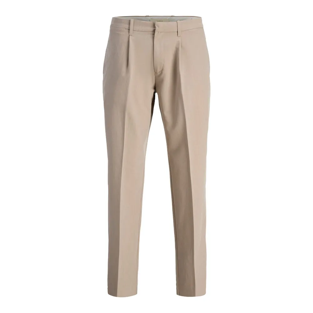 

Брюки чинос Jack & Jones Karl Cameron Pleated, бежевый