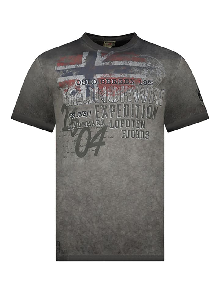 

Geographical Norway Футболка "Jelegant" черного цвета, Черный, Geographical Norway Футболка "Jelegant" черного цвета