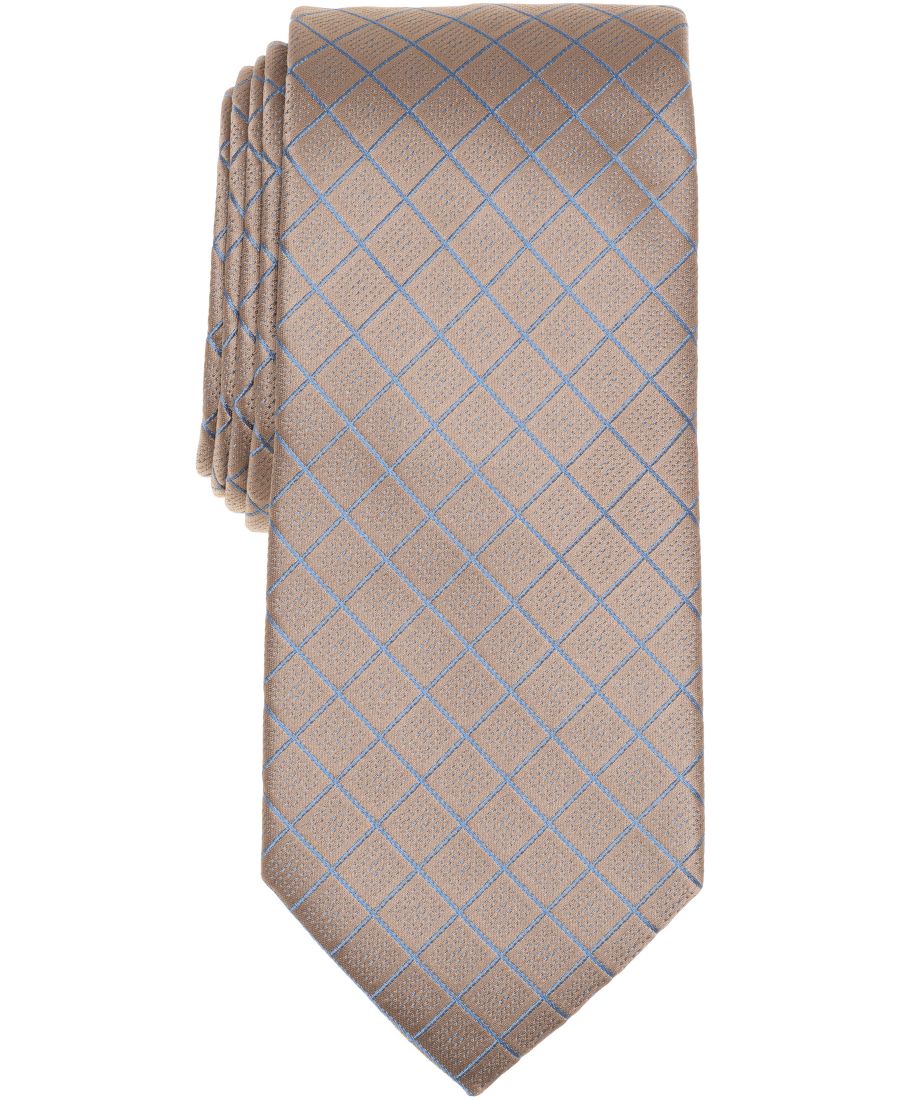 

Мужской классический галстук с сетчатой структурой Michael Kors, Taupe