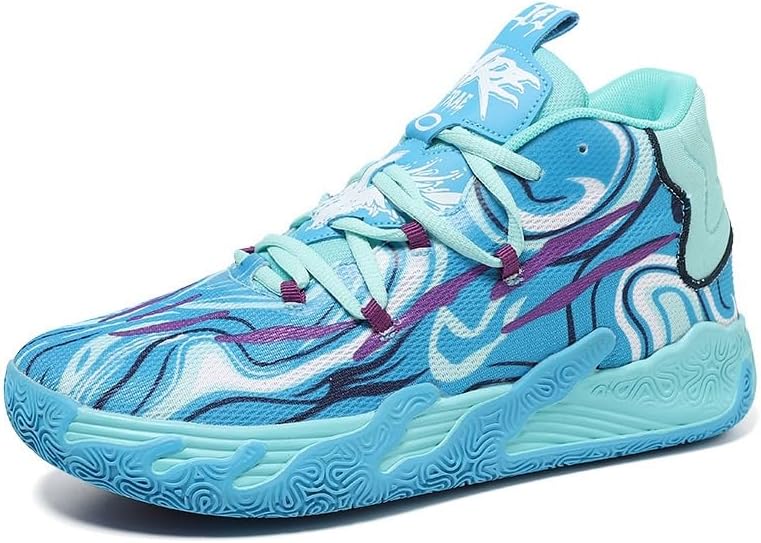 

Мужские баскетбольные кроссовки, дышащие, противоскользящие, износостойкие, поглощающие удары, для занятий спортом на открытом воздухе Solastride, синий