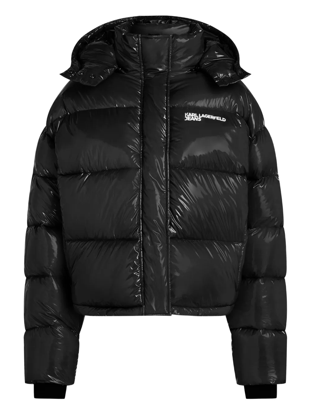

Пуховик с капюшоном Karl Lagerfeld Jeans, черный