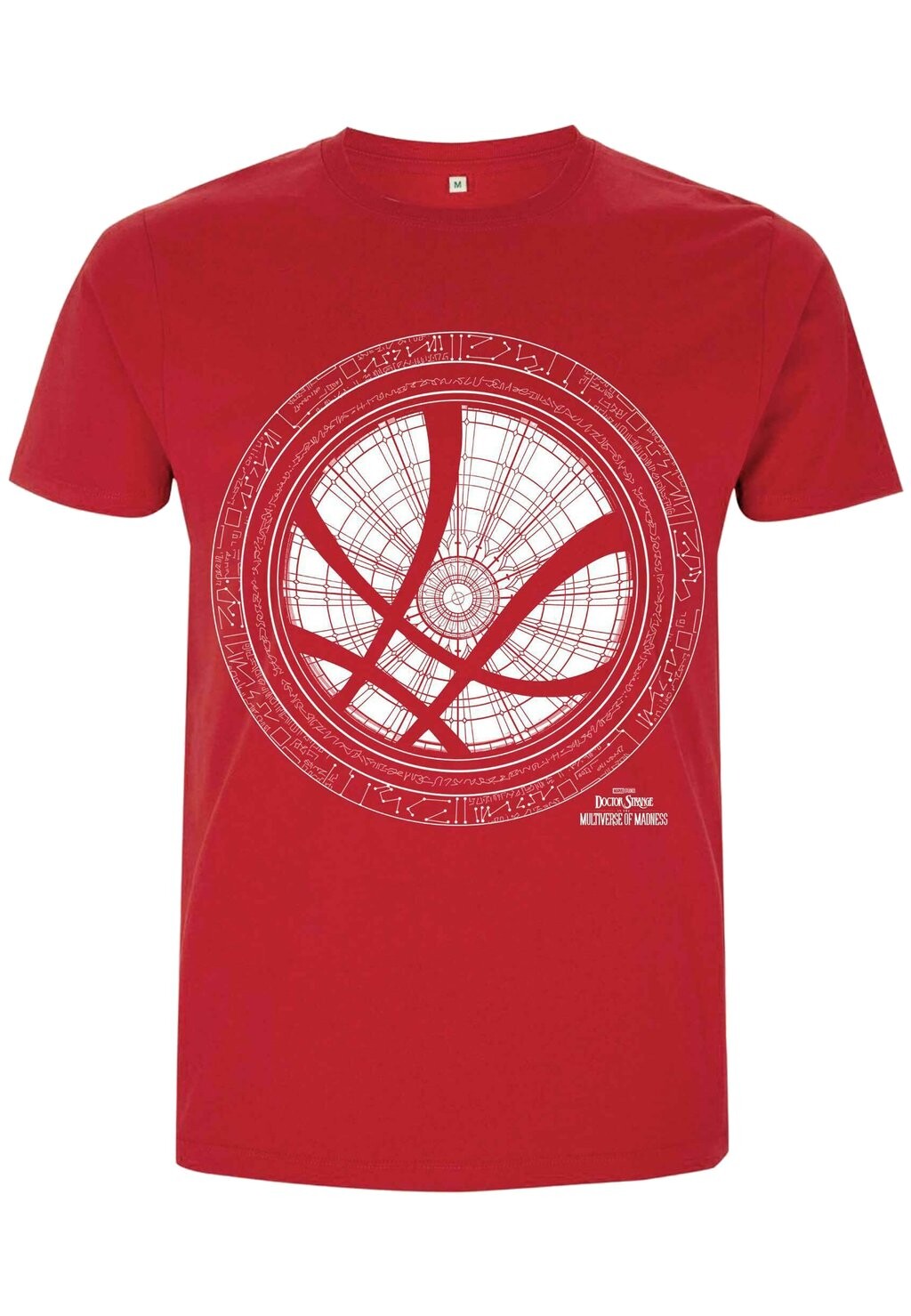 

Футболка с принтом MARVEL DOCTOR STRANGE IN THE MULTIVERSE OF MADNESS SANCTUM SANCTORUM ICON WHITE UNISEX Marvel, красный