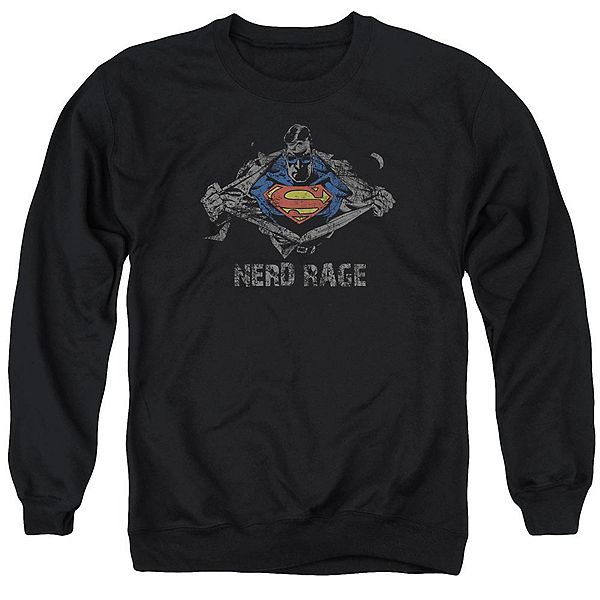 

Свитшот взрослый Superman nerd rage Licensed Character