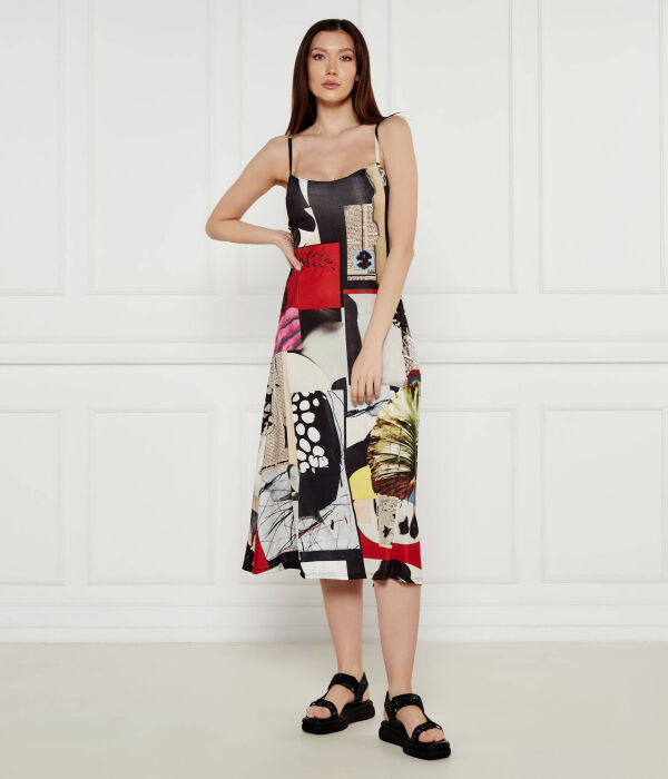 

Desigual x m. christian lacroix газетное платье Desigual, мультиколор