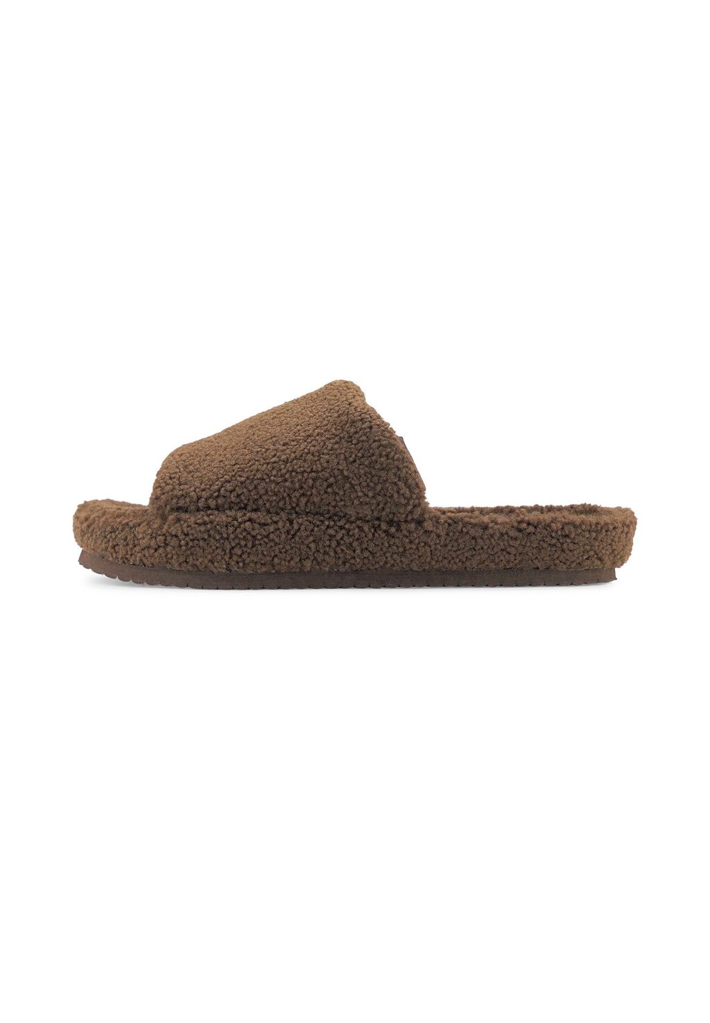 

Шлепанцы на плоской подошве HOME TEDDY flip*flop, цвет braun