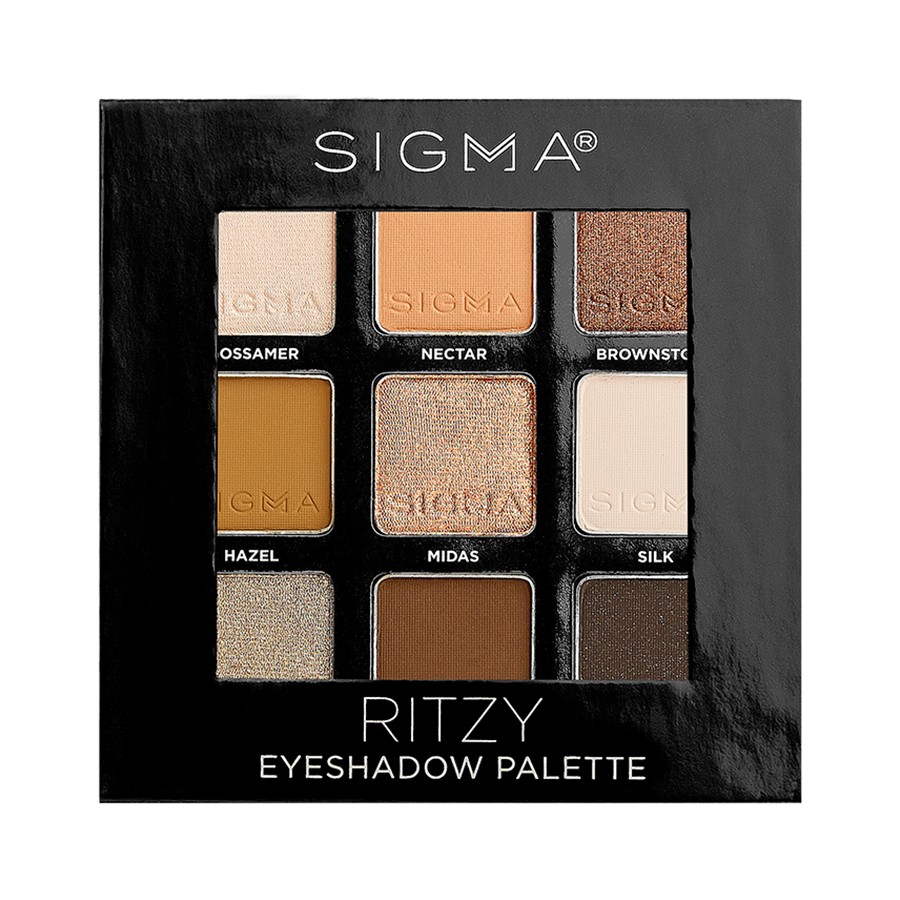 Тени для век ritzey eyeshadow palette Sigma, вес 9 гр. — фото 3