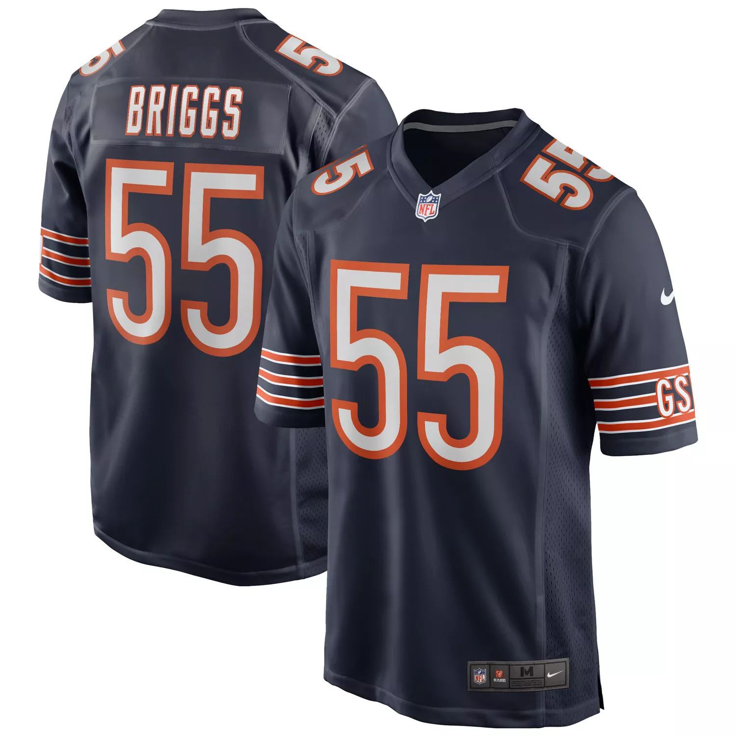 

Мужская майка для пенсионеров Lance Briggs Navy Chicago Bears Game Nike