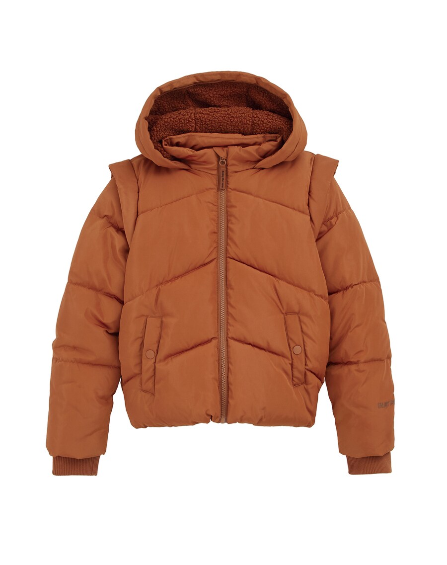 

Зимняя куртка WE Fashion, коричневый