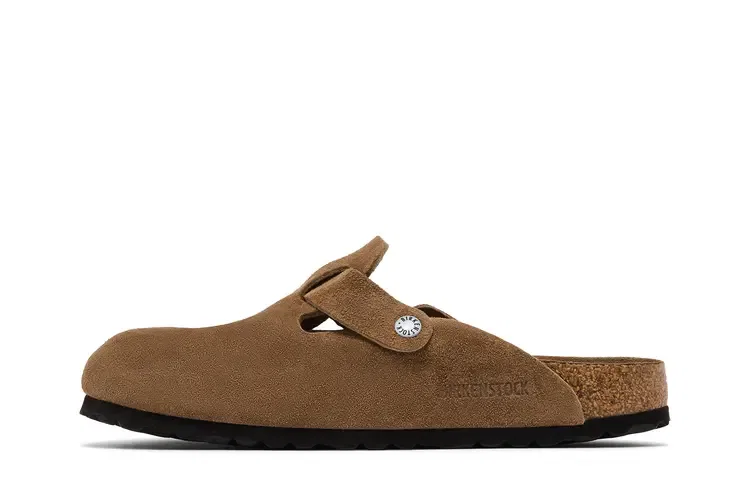 Сандалии Birkenstock Boston Soft Footbed Sandal, коричневый — фото 3