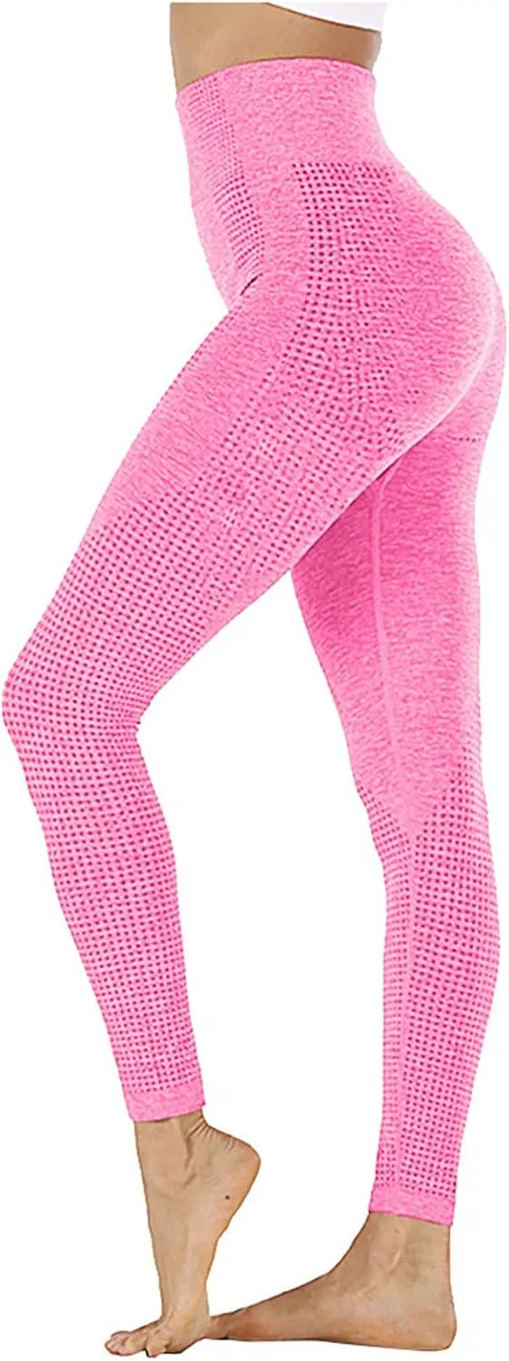 Леггинсы с завышенной талией, Generic, A01_hot Pink