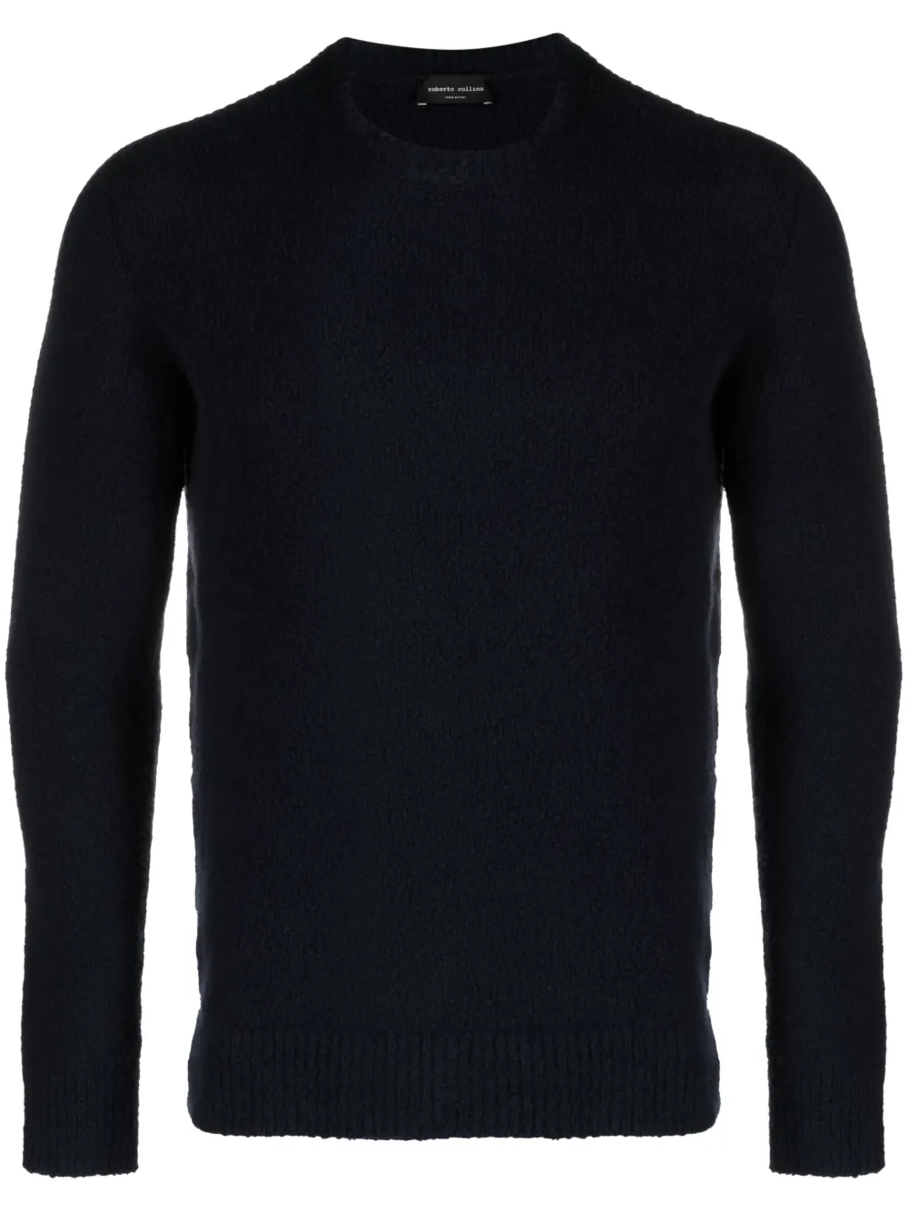 

Джемпер с круглым вырезом Roberto Collina, синий