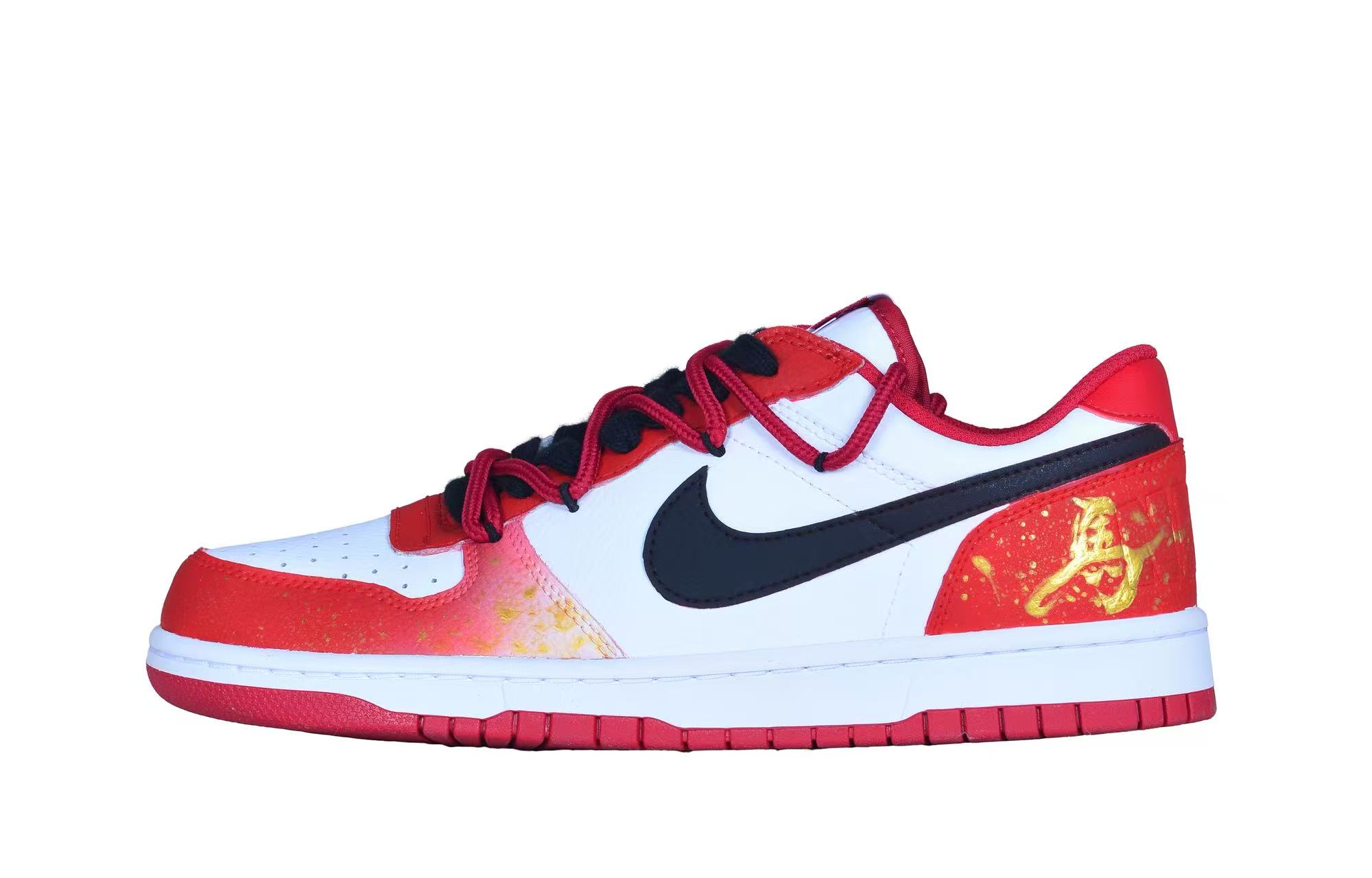 

Nike Кроссовки для скейтбординга Big Matai Jinzhou мужские, устойчивые к истиранию, дышащие, низкие, красные и черные