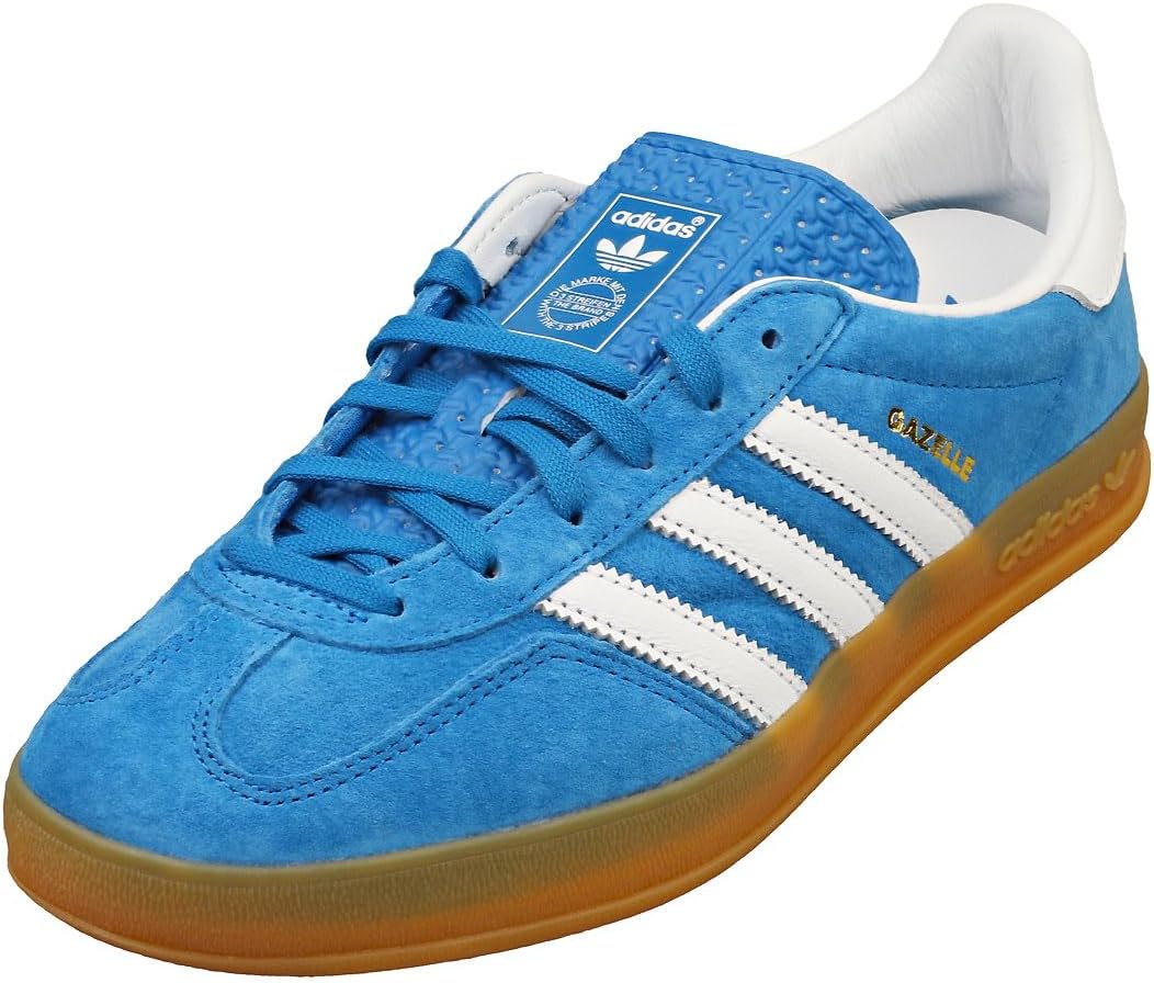

Мужские кроссовки adidas Originals Gazelle Indoor, белый/голубой