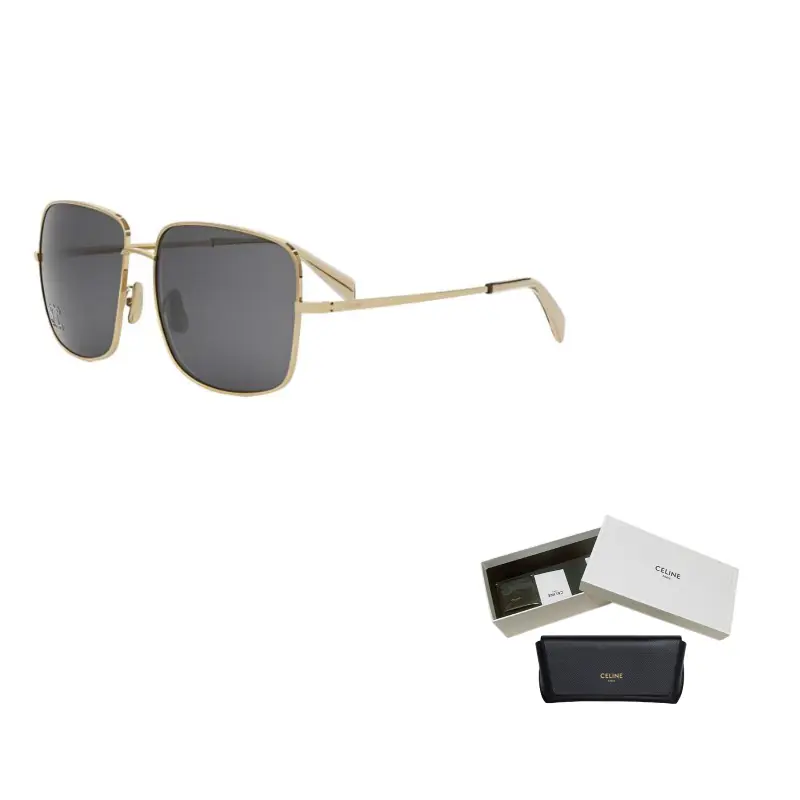 

CELINE Солнцезащитные очки с квадратной оправой, Yellow