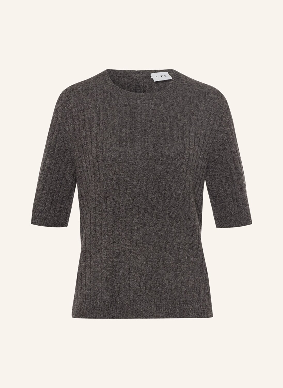 

Трикотажная рубашка из кашемира. Ftc Cashmere, серый