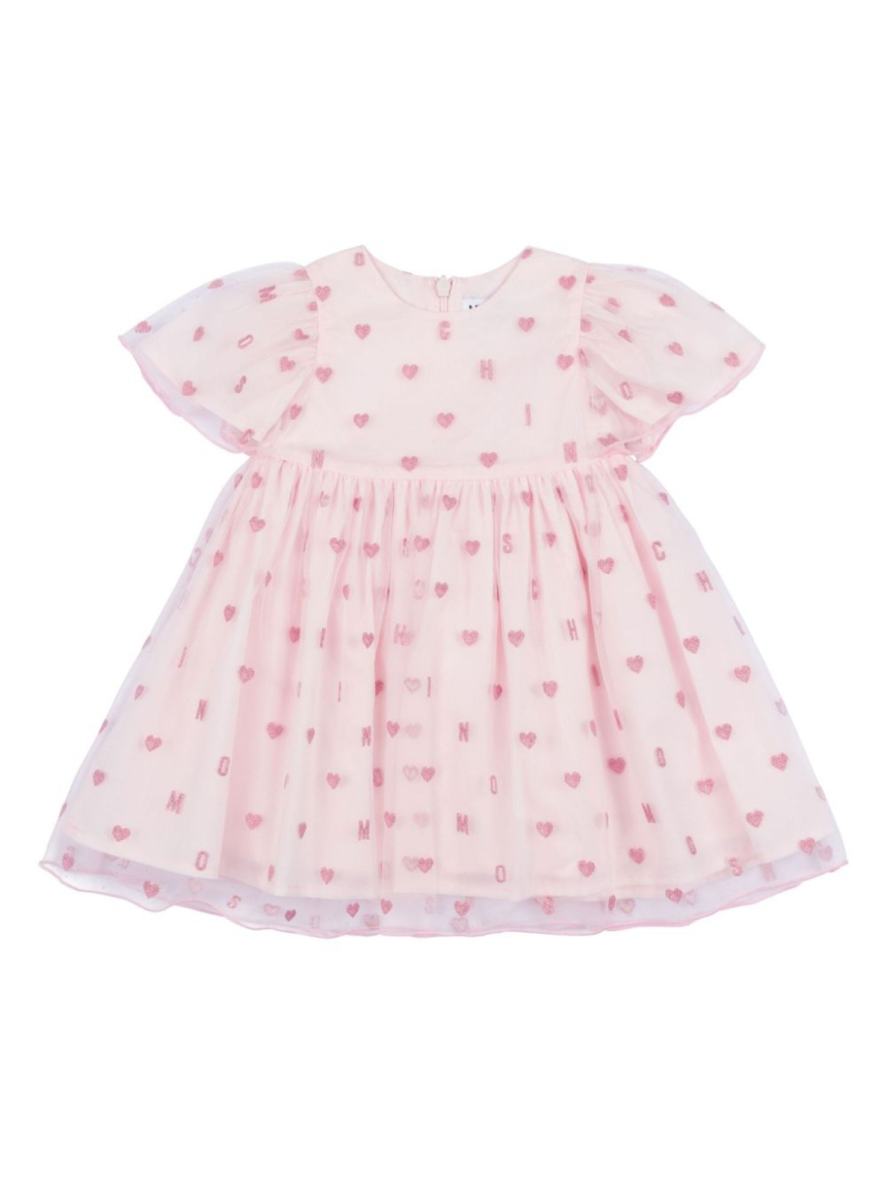 

Moschino Kids платье с принтом, розовый