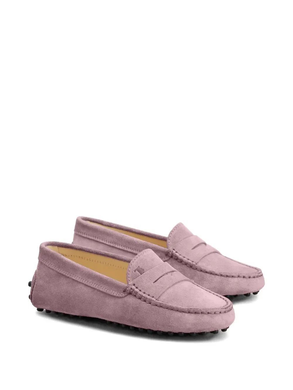 Лоферы Gommino из замши Tod's, розовый