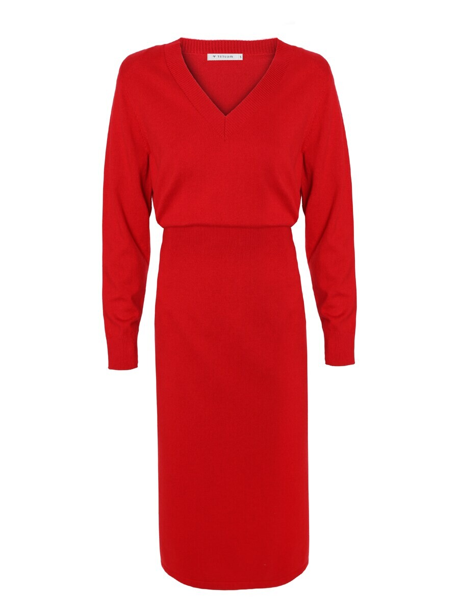 

Вязаное платье TATUUM Knitted dress JASMINE, красный
