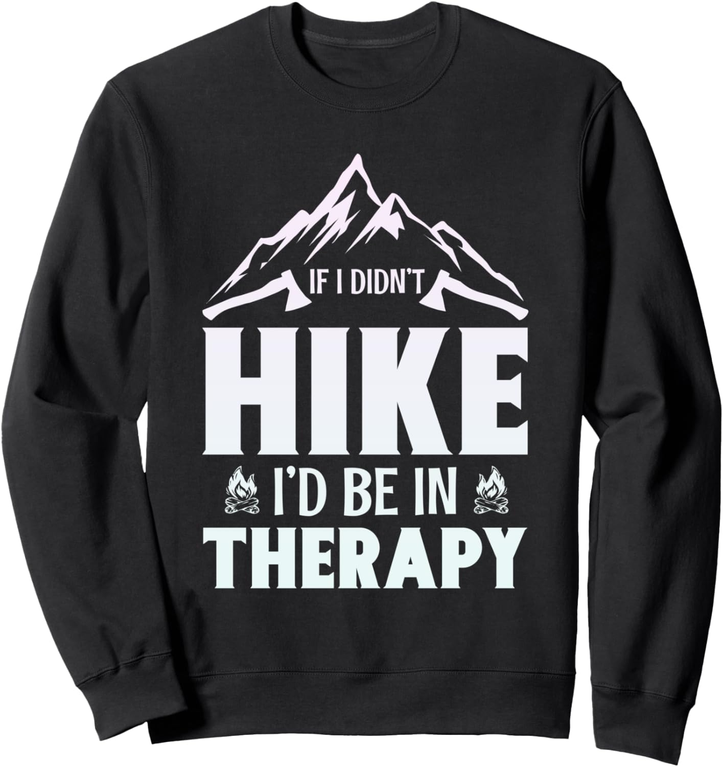 

Толстовка Hiking, Mountain Lines, Alpine Motifs, Hiking., черный