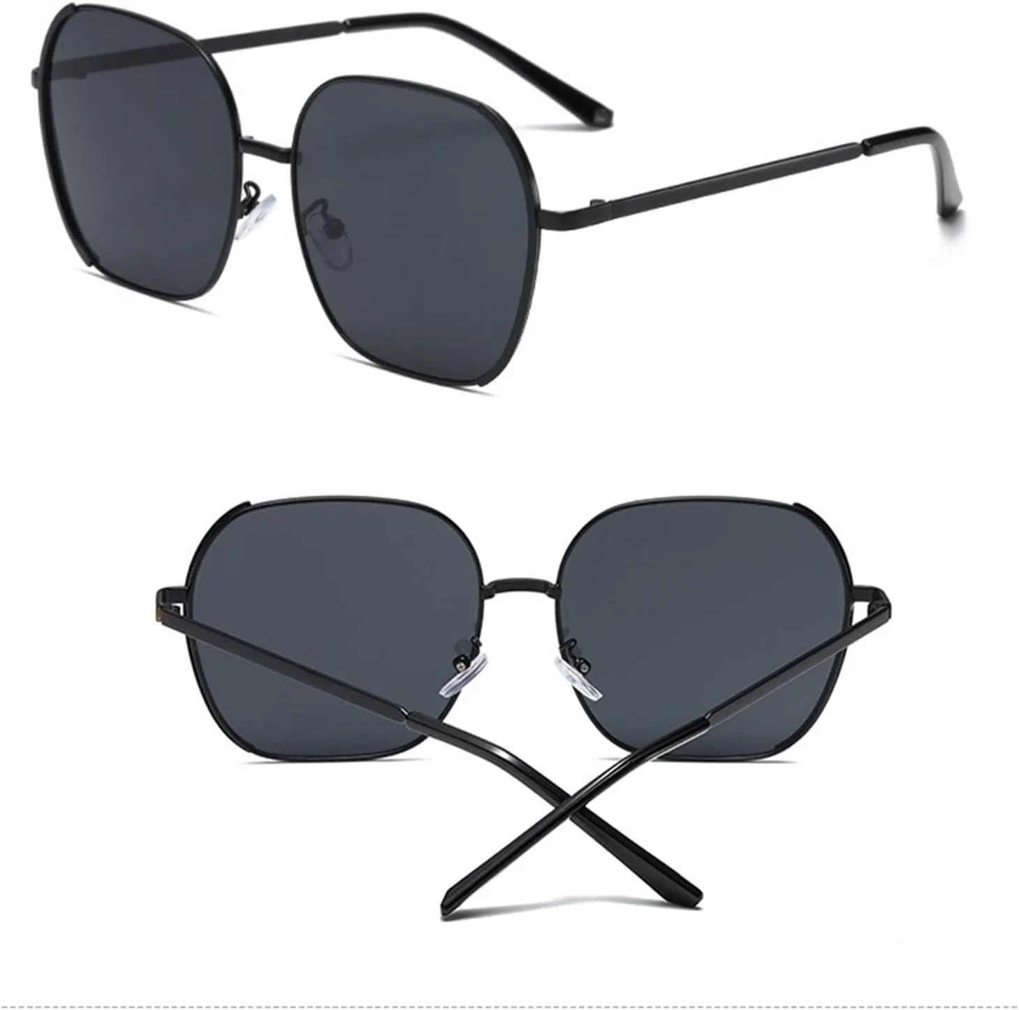 

Модные солнцезащитные очки для уличной фотосъемки 2026 года, декоративные, для мужчин и женщин, для отдыха на природе и пляже (Цвет: A, Размер: 1) MTZJH, D