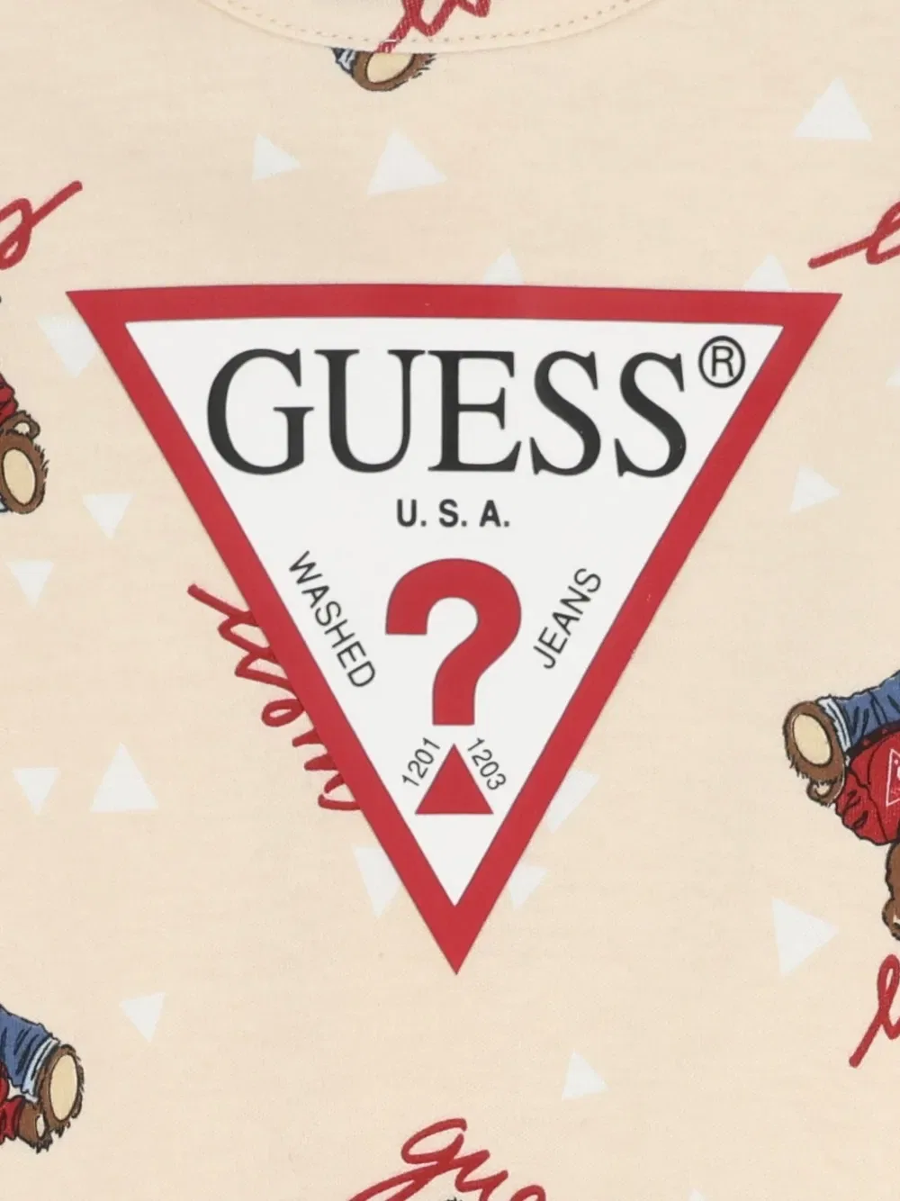 Комбинезон с принтом Guess Usa, нейтральный — фото 3