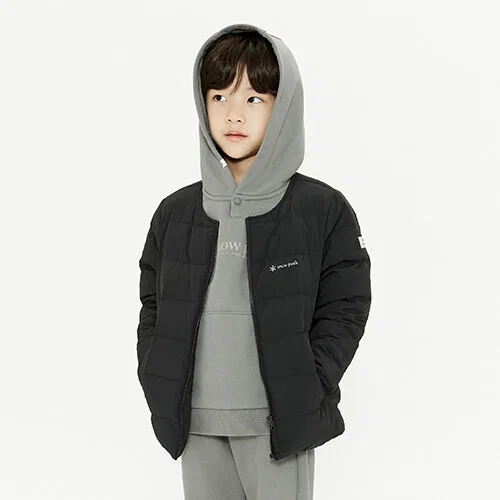 Детская лёгкая пуховая куртка Land тёмно-угольного цвета от Snowpeak Apparel Kids