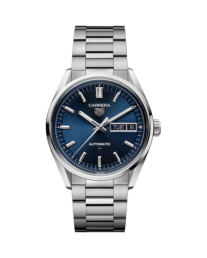 

Часы Carrera Automatic, 41 мм TAG Heuer, серебряный