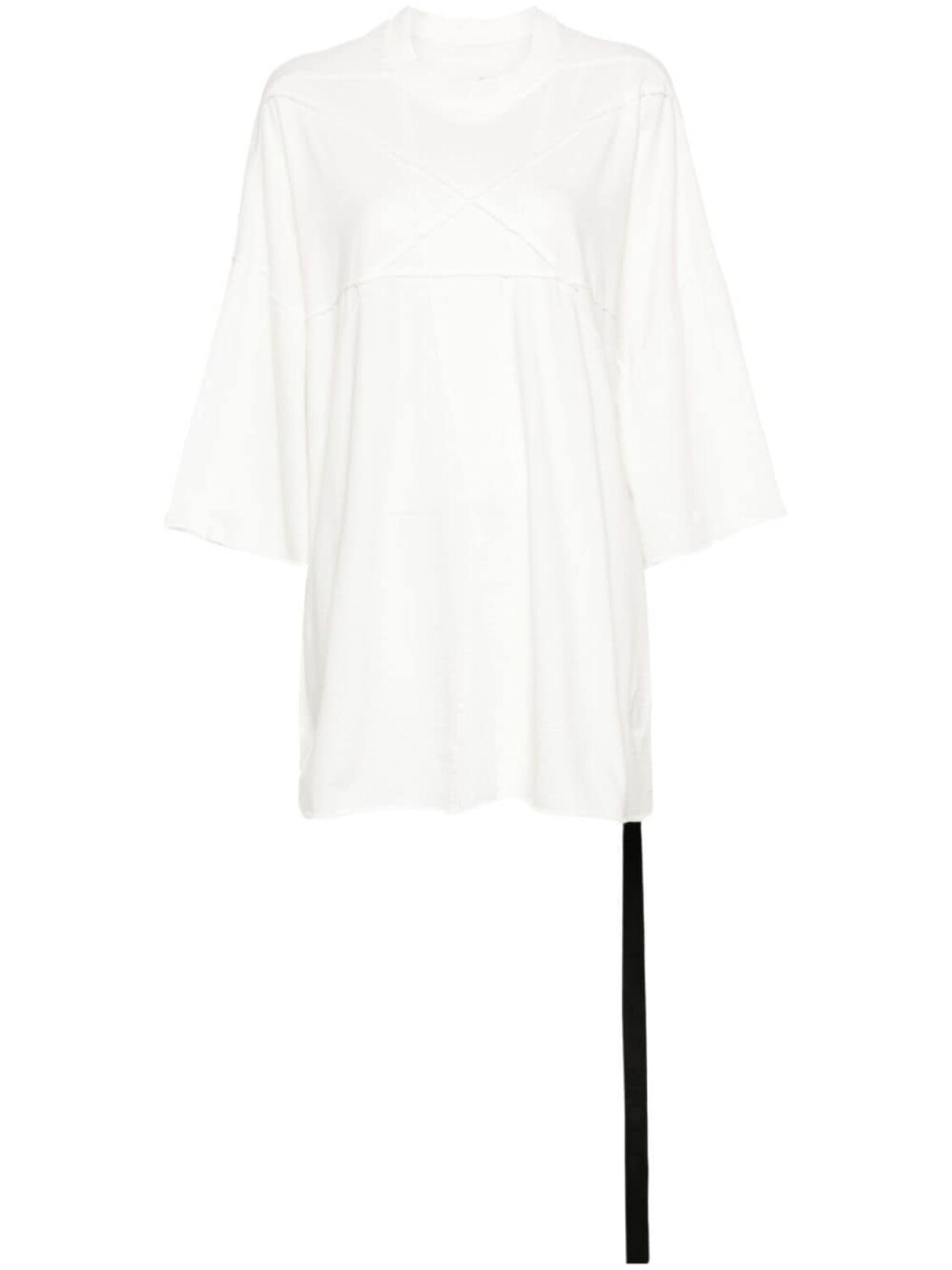 

Rick Owens DRKSHDW футболка Tommy T в технике пэчворк, белый
